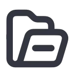 Folder Open Alt SVG Icon
